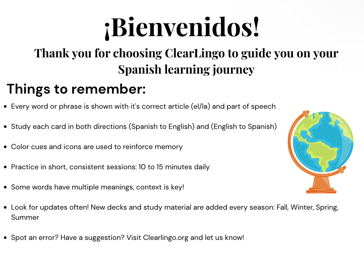Spanish Essentials Starter Pack