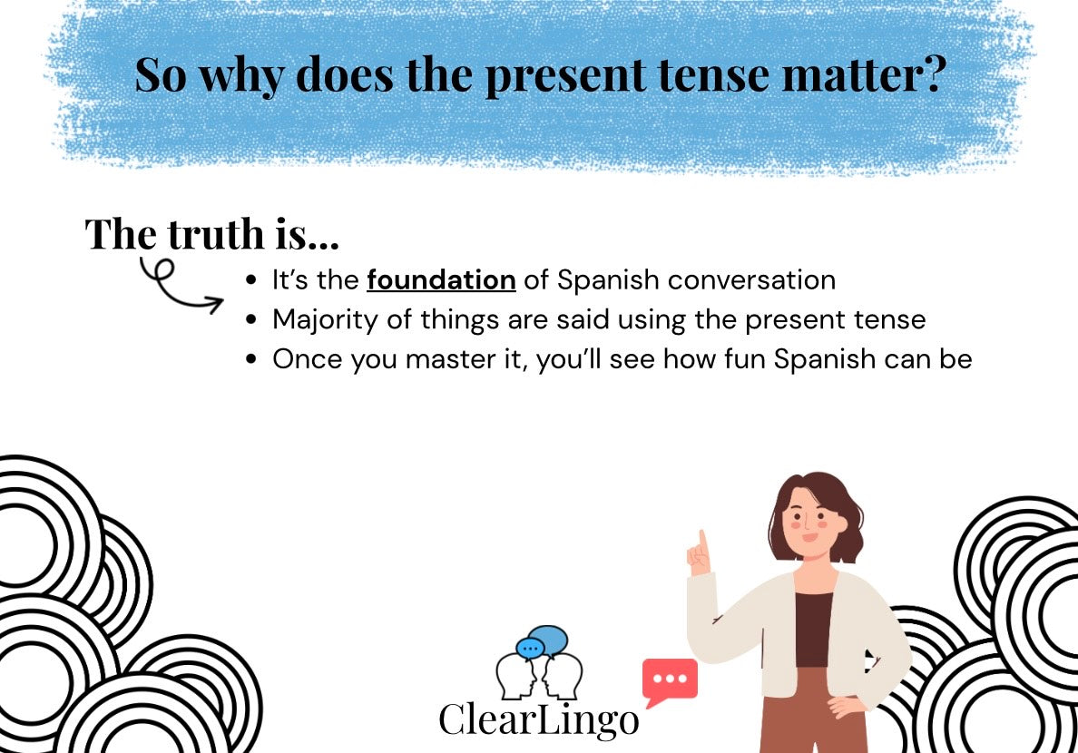 Spanish Present Tense 101 E-Book