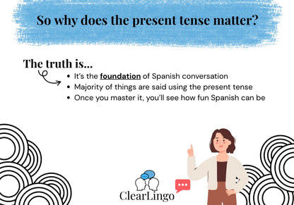 Spanish Present Tense 101 E-Book